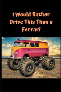 I Would Rather Drive This Than A Ferarri