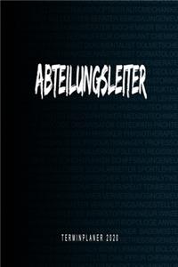 Abteilungsleiter - Terminplaner 2020