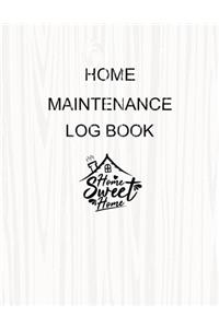Home Maintenance Log Book