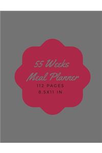 55 Weeks Meal Planner