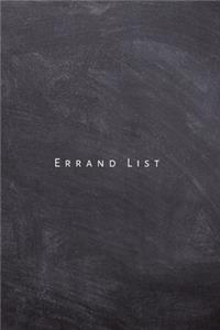 Errand List