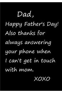 Dad, Happy Father's Day