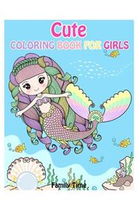 Cute Coloring Book For Girls