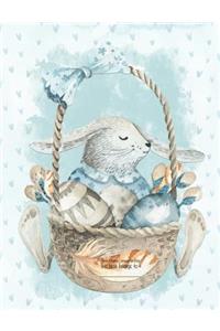 Basket Bunny Composition Book