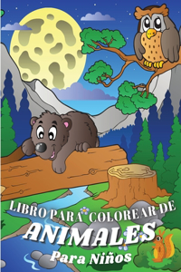 Libro para Colorear de Animales para Niños