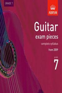 Guitar Exam Pieces 2009 CD, ABRSM Grade 7
