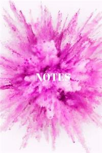Notes - Pink Color Explosion