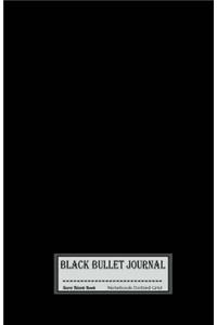 Black Bullet Journal Notebook Dotted Grid