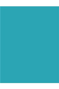 Robin's Egg Blue 101 - Lined with Margins Notebook