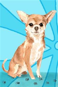 Journal Notebook For Dog Lovers, Chihuahua Sitting Pretty 1