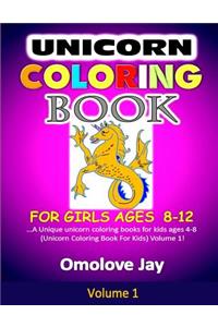 Unicorn Coloring Book for Girls Ages 8-12