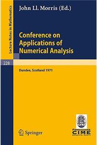 Conference on Applications of Numerical Analysis