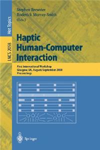 Haptic Human-Computer Interaction