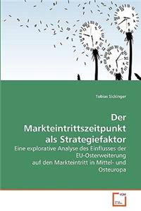 Markteintrittszeitpunkt als Strategiefaktor