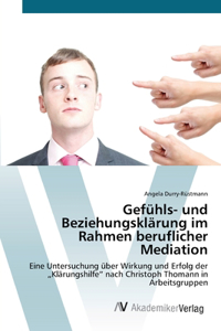 Gefühls- und Beziehungsklärung im Rahmen beruflicher Mediation