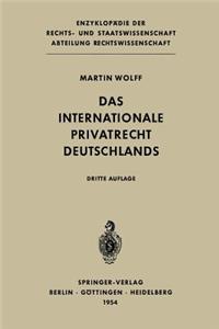 Das Internationale Privatrecht Deutschlands