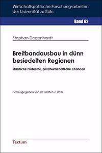 Breitbandausbau in Dunn Besiedelten Regionen