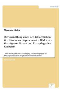 Die Vermittlung eines den tatsächlichen Verhältnissen entsprechenden Bildes der Vermögens-, Finanz- und Ertragslage des Konzerns
