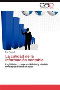 calidad de la información contable