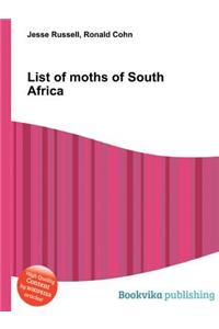 List of Moths of South Africa