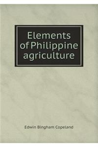 Elements of Philippine Agriculture