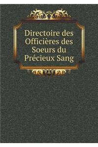 Directoire Des Officières Des Soeurs Du Précieux Sang