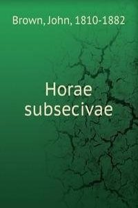 Horae subsecivae
