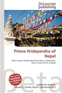 Prince Hridayendra of Nepal