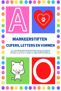 Markeerstiften Cijfers, letters en vormen Activiteitenboek