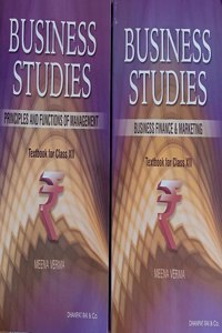 Business Studies Part A and Part B For CBSE 12 (Principle and Functions of Management and Business finance & marketing)