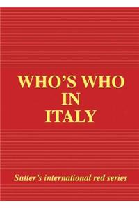 Who's Who in Italy 2005 Edition