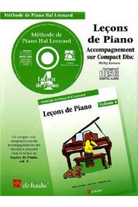 Piano Lessons Book 4 - CD - French Edition