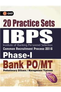 IBPS BANK PO / MT PHASE I 2016 (20 PRACTICE SETS