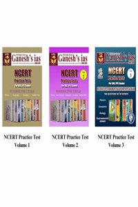 UPSC Civil Services Exam Prelims MCQ's | NCERT Practice Test Volume 1, 2, 3 | SPSC | IAS, IPS, IFS...etc Exam | Competitive Exams | Ganesh IAS Academy