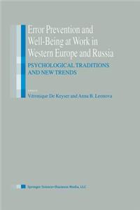 Error Prevention and Well-Being at Work in Western Europe and Russia