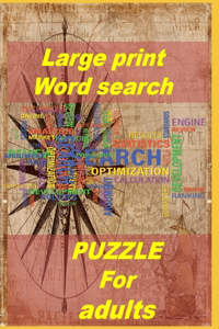 Large Print Word Search Puzzles for Adults