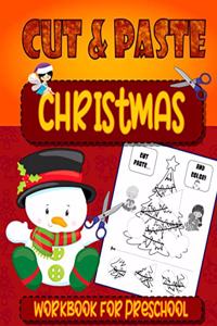 Christmas Cut & Paste - Workbook For Preschool