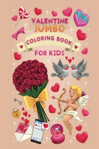 jumbo valentine coloring book for kids