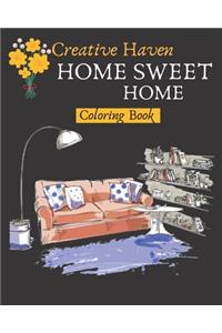 Creative Haven Home Sweet Home Coloring Book