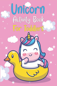 Unicorn Activity Book For Toddlers