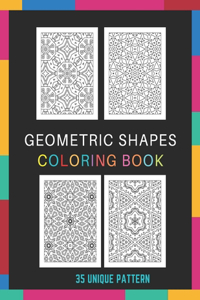 Geometric Shapes Coloring Book