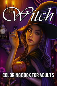 Witch Coloring Book for Adults