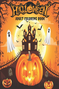 Halloween Adult Coloring Book
