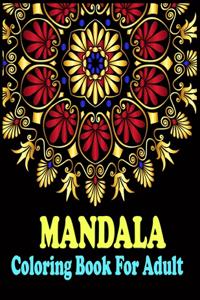 Mandala coloring Book For adult