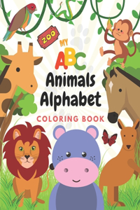 My ABC Animals Alphabet Zoo Coloring Book