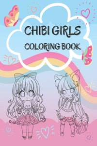 Chibi Girls Coloring Book