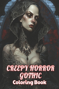Creepy Horror Gothic Coloring Book