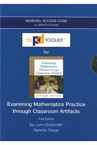 Pdtoolkit -- 12-Month Extension Standalone Access Card (CS Only) -- For Examining Mathematics Practice Through Classroom Artifacts