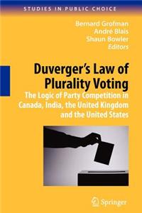 Duverger's Law of Plurality Voting
