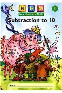 New Heinemann Maths Yr1, Subtraction to 10 Activity Book (8 Pack)